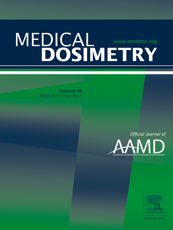 Go to journal home page - Medical Dosimetry